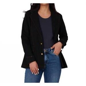 NEW LOLA JEANS monaco jacket in forever black